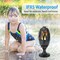 Edge Collections - Black - Wireless LED Flame Speaker for Outdoor Ambiance - 1 Piece